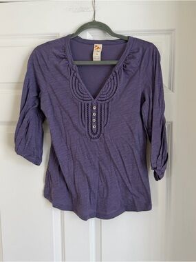 Anthropoligie C. Keer Purple Top Medium